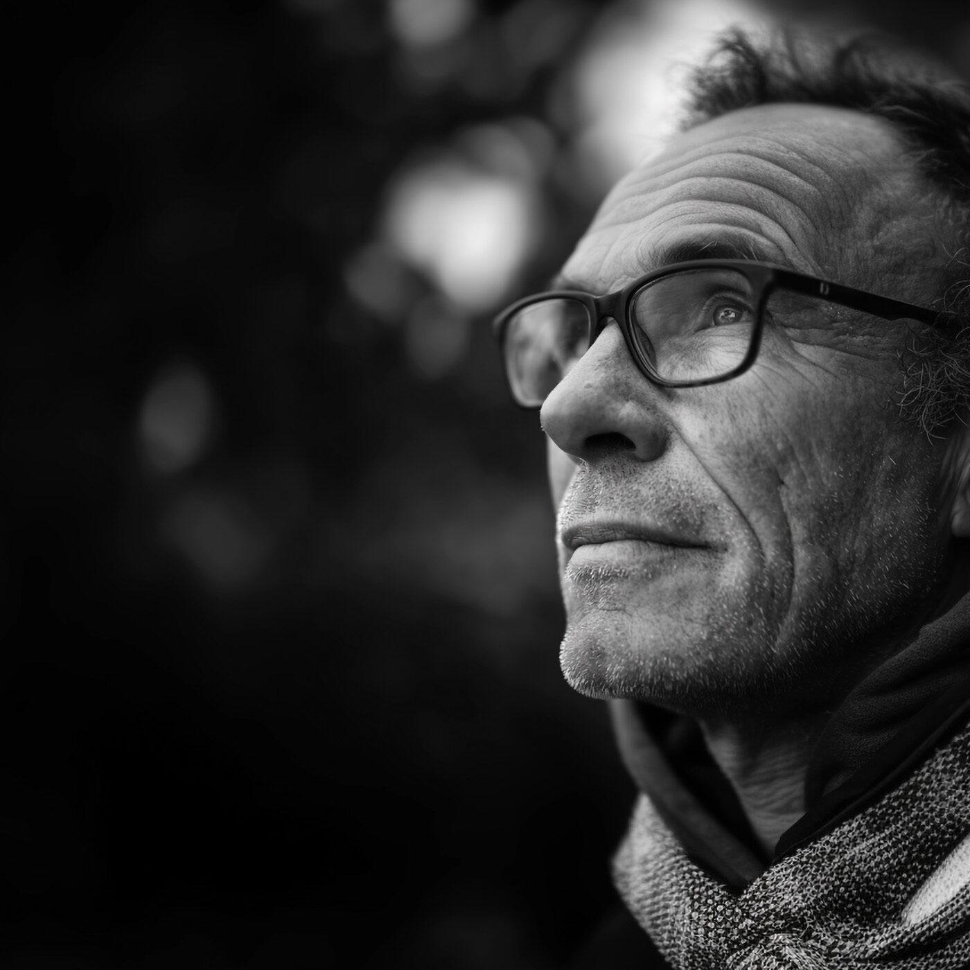 Porteur de lunettes, visuel du catalogue KOPTICAL 2026 pour K Bifo Invisible