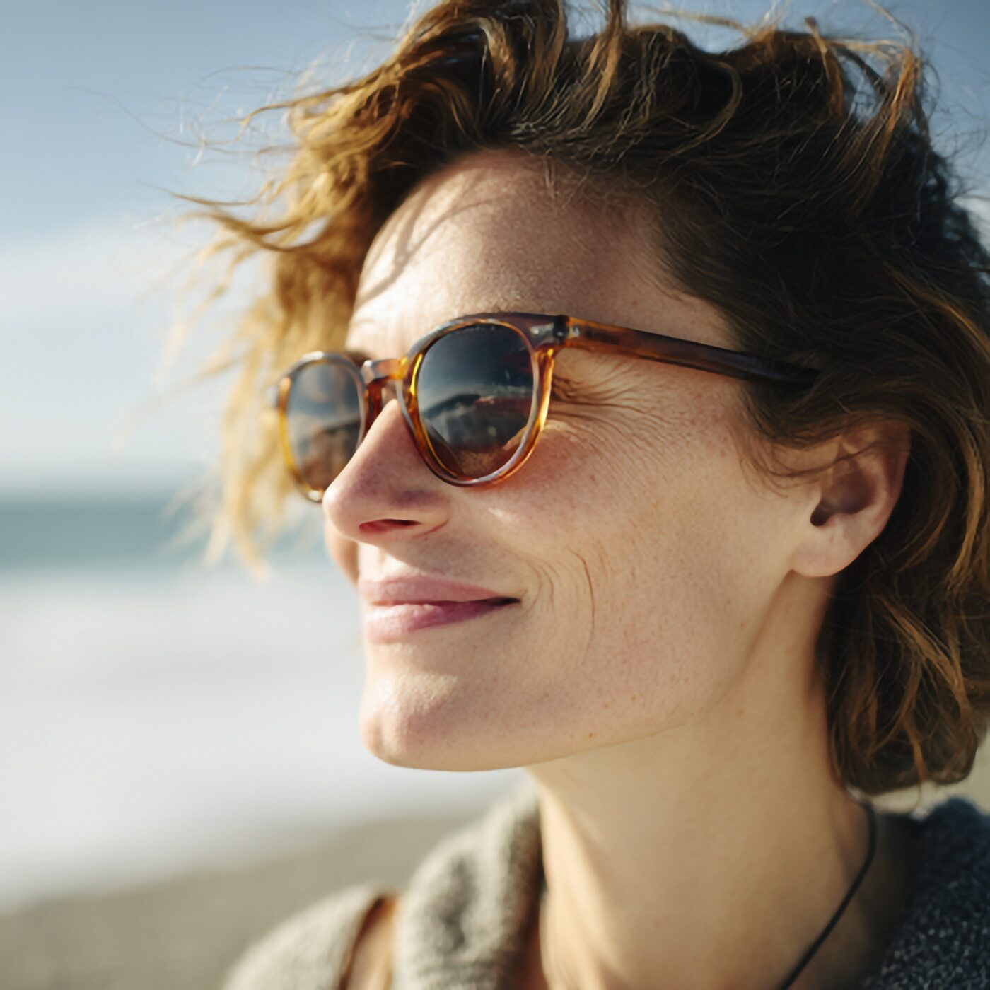 Porteur de lunettes, visuel du catalogue KOPTICAL 2026 pour Kromatic Neo